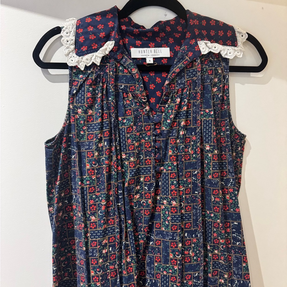Hunter Bell patchwork floral dress